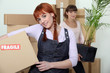 Photo: Young women moving Young women moving