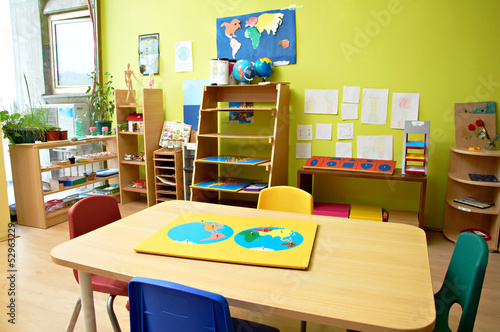 Photo: Montessori Kindergarten Preschool Classroom Montessori Kindergarten Preschool Classroom