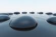 Pebbles in water.