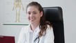Portrait of smiling female doctor