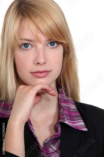 Photo: Blond business woman Blond business woman