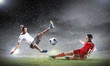 Two football player