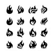 Fire flames