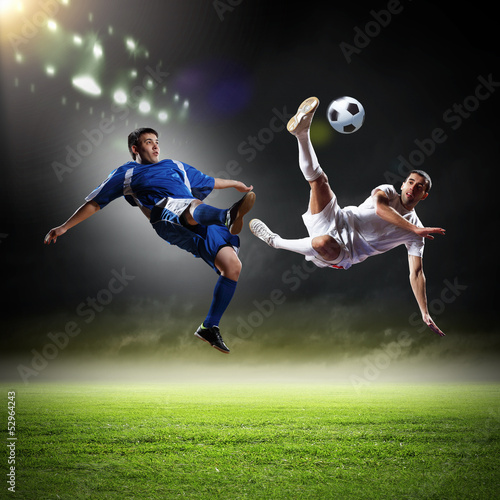 Photo: Two football player Two football player