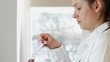 Female doctor with syringe