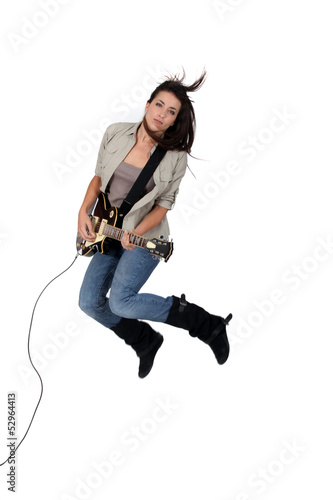 Photo: Woman with Guitar Woman with Guitar