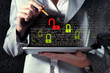 Photo: Businesswoman holding tablet pc Businesswoman holding tablet pc