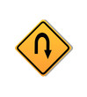 U turn Sign
