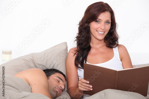 Photo: Couple in bed Couple in bed