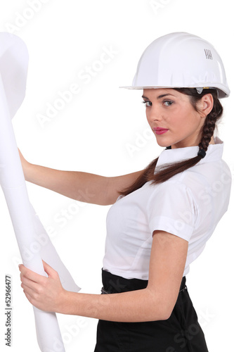Photo: Female architect Female architect