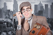 Photo: Vintage journalist. breaking news press release Vintage journalist. breaking news press release