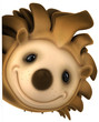 Illustration: Fun hedgehog Fun hedgehog