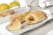 Apple turnovers closeup