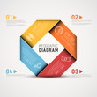 Vector: Abstract shape with Infographic Abstract shape with Infographic