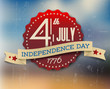 Vector: Vector independence day badge / poster Vector independence day badge / poster