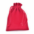 Red velvet bag