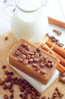 coffee soap, soap for spa, coffee and milk