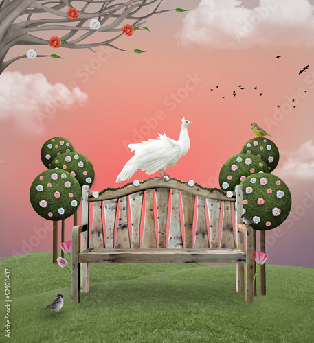 Illustration: Enchanted garden Enchanted garden