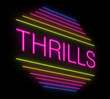 Thrills sign.