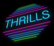 Thrills sign.