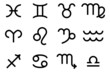 Vector: Zodiac sign icons Zodiac sign icons