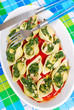 pasta shells stuffed with spinach and eggs