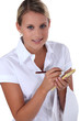 waitress waiting order