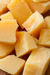 parmesan cheese isolated on white background