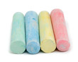 chalks in a variety of colors