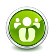 Vector: button green work meeting button green work meeting