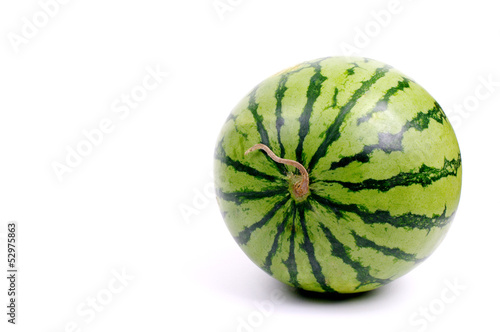 Photo: Watermelon from japan isolated on white background, Studio shot Watermelon from japan isolated on white background, Studio shot
