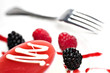 Photo: Delicious dessert with berries Delicious dessert with berries