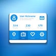 Profile for social media.
