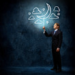 Photo: Businessman in black suit Businessman in black suit