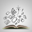 Photo: Opened book Opened book