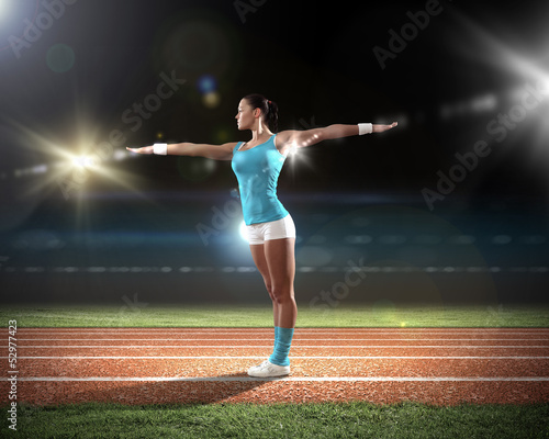Photo: Sport young woman Sport young woman