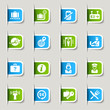 Label - Airport and Travel icons