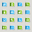 Label - Airport and Travel icons