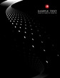 Vector: Halftone Business Template Halftone Business Template