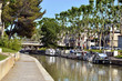 Canal at Narbonne in France