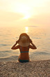 Woman on the beach