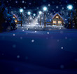 Vector: Vector of winter landscape. Merry Christmas! Vector of winter landscape. Merry Christmas!