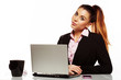 Beautiful young businesswoman