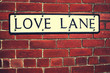 love lane sign on wall