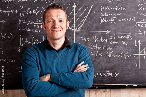 Photo: teacher at school teacher at school