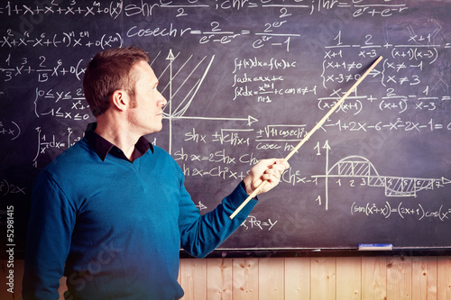 Photo: teacher at school teacher at school