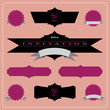 Vector: Vector set of vintage framed labels 0024 Vector set of vintage framed labels 0024