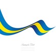 Vector: Abstract Swedish ribbon vector Abstract Swedish ribbon vector