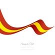 Vector: Abstract Spanish ribbon vector Abstract Spanish ribbon vector