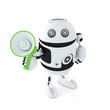 Android shouting through megaphone